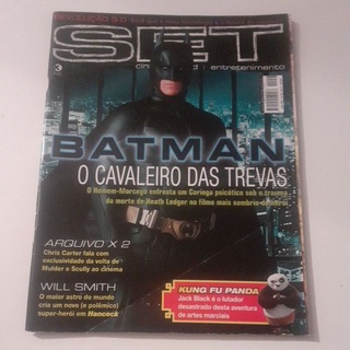 Revista Set (cinema) Ed. 253 jul. 2008 - Capa Batman O Cavaleiro das Trevas