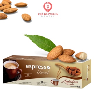 Capsulas de café Espresso Blend "Aroma" Amendoas com 10 unidades compativel Nespresso