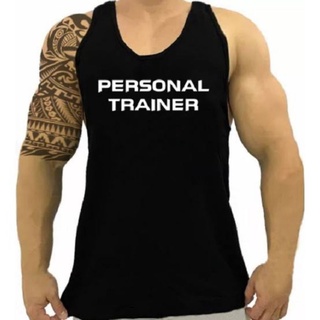 camiseta regata personal trainer academia treino