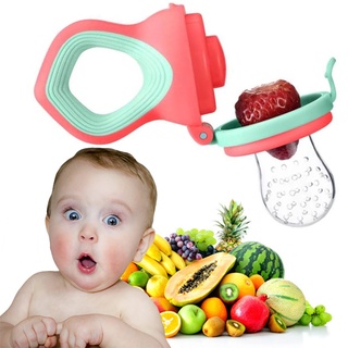 Alimentador com bico de protecao silicone frutinhas infantil