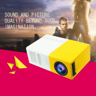 YG300 LED projector 600 lumens 3.5mm audio 320x240 pixels YG-300 HDMI USB mini projector home media player