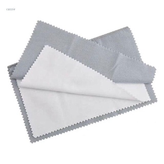 lucky* Pure Cotton Large Jewelry Cleaning Cloths Gold Silver Platinum Jewelry Silverware Tarnish Remover Keep Jewelry Shining