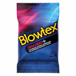 Preservativo Camisinha Blowtex Orgazmax+ Texturizado PCT 3 Unidades (1)