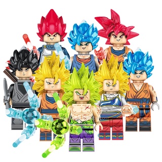 Mini Bonecos De Dragon Ball Broli Son Goku Bloco Brinquedos Presente Para Crianças