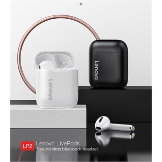 Fone de ouvido sem fio Lenovo LP2 Controle de toque de graves estéreo Fone de ouvido sem fio esportivo Fone de ouvido à prova d'água Microfone BUBB01 (7)