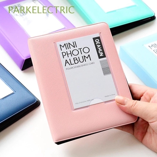 Parkelectric 3 Polegada Mini Álbum De Fotos Titular Do Cartão Polaroid Instantâneo 64 Bolsos Álbum De Fotos Instax Album / Multicolor