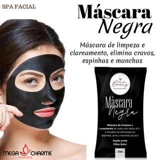 Máscara Negra New Beauty 7ml - Elimina Cravos, Espinhas e Manchas.