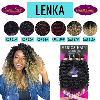 Cabelo 100% Orgânico Cacheado Lenka - Merica Hair