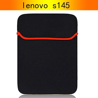 Capa Protetora Preta Vermelha Para Laptop / Computador / Notebook / Pc / Lenovo ideapad s145