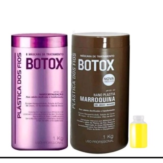 kit. botox 1 botox plástica dos fios 1 botox marroquina + brinde