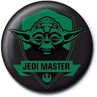 1 Boton - Botons - Star Wars Jedi Yoda Tamanho 3,5cm - Botton - Bottons Redondo