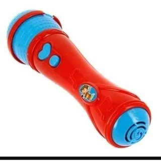 Brinquedo microfone infantil musical sai o som da voz de verdade (3)