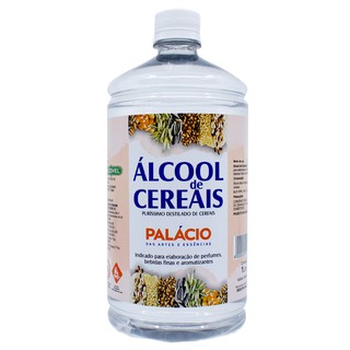 Álcool de Cereais Para Fabricação de Bebidas, Remédios, Perfumes - 1 Litro