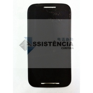 Tela Display Motorola Moto E Xt1021 Xt1022 Xt1025 Com Aro Preto (1)