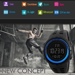 Relógio Esportivo Multifuncional Com Display / Data / Calendário / Semana / Alarme / Relógio Unissex