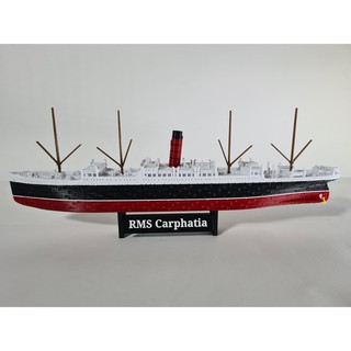 Miniatura - RMS Carpathia - 3d - Plastimodelismo - CunardLine - Navio - Ship