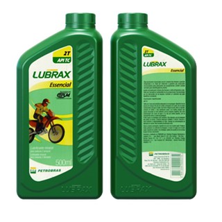 Óleo Lubrax Petrobras Moto Essencial Api Tc 2 tempos Mineral 500 ml