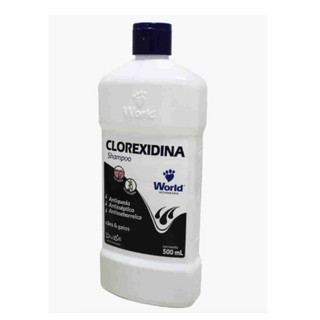 Shampoo Clorexidina Para Dermatite Canina E Coceira 500 Ml - Shampoo Cães e gatos