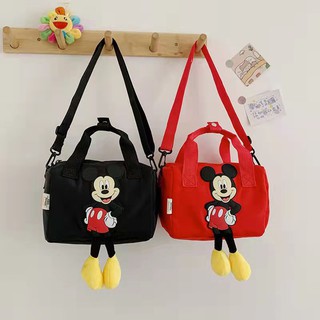 Fashion Mickey Children's Handbags Boys Girls One Shoulder Diagonal Mickey Mouse Bags