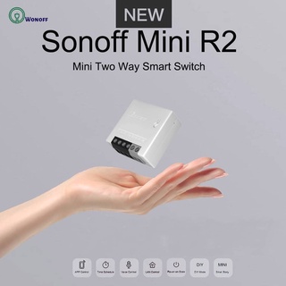WONOFF Sonoff Mini R2 Diy Inteligente Interruptor Wifi Dual Controlador De Controle Temporizador 【DOMAINININ.BR】 (1)