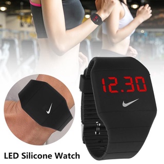 Relógio Digital Adidas/Nike com LED simples esportivo