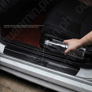 Honda 9Pcs Car Door Sill Protector Carbon Fiber Stickers For CRV VEZEL City Civic Jazz (6)