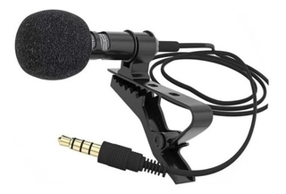 Microfone Lapela P3 Celular Smartphone Profissional Stereo