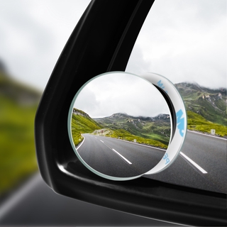 1 Peça Carros Espelho Cego / Rodada Hd Vidro Frameless Convex Espelho Retrovisor Com Ajustável Grande Angular / Side Car Retrovisor Convexo Espelhos / Veículo Side Blindspot Espelho / Universal Acessórios Para Automóveis