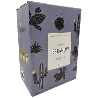 Vinho Tinto Seco Miolo Terranova Shiraz Bag In Box 5l