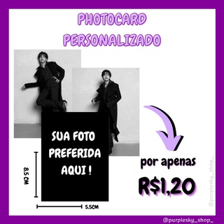 PHOTOCARD PERSONALIZADO /ANIME /DORAMA /KPOP (valor unitário)
