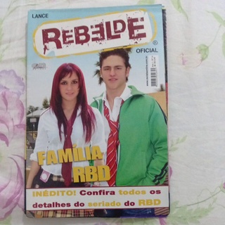 Revista poster Lance Rbd, Rebelde Dulce Maria e Christopher Uckerman