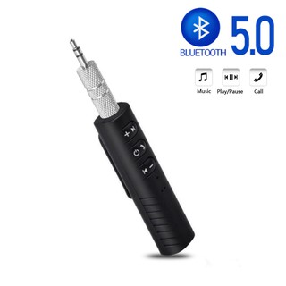 Receptor Bluetooth Sem Fio De 3,5 Mm Adaptador 5.0 Aux Para Fone De Ouvido PC Música MP3 Alto-Falante (1)