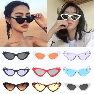 Óculos de Sol Triangular/Olho de Gato Anti UV Vintage Feminino