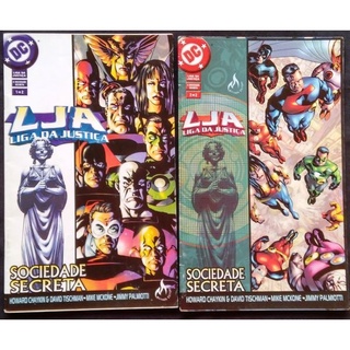 Liga da justiça - A sociedade Secreta - Vol 1 e 2 autor Dc comics