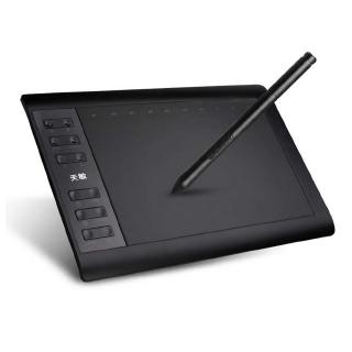 Tablet Gráfico G10 10x6 Polegadas Desenho Digital Tablet Com 8192 Níveis Sem Necessidades Carga Stylus