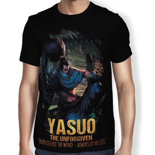 Camisa FULL Unforgiven Yasuo - League of Legends