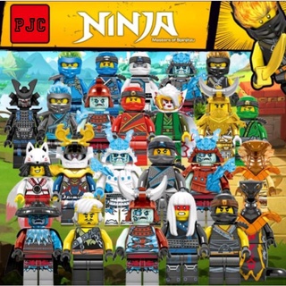 Boneco Ninjago Ninja Go action Blocos de Montar não acompanha base compatível com lego outras marcas.