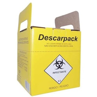Caixa Coletora Para Material Perfurocortante 3l- Descarpack