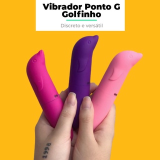 GOLFINHO Ponto G Toque Aveludado - Vibrador Feminino Brinquedo Sexual - SEX SHOP (1)