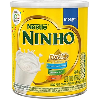 Leite Em Po Ninho Integral Fort+ 380g Nestle