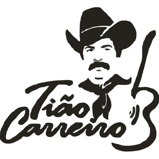 Adesivo Cantor sertanejo Tião Carreito - 14x13cm