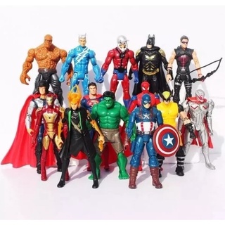 Boneco Vingadores Avengers Liga Da Justiça X-Man Totalmente Articulados Homem Aranha / Thanos / Thor / Locki / Dr Estranho / Wolverine / Hulk / Batman / Homem Ferro