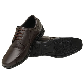 Sapato Social Masculino Ref. 5070 Antiestress Confortável Couro Legítimo