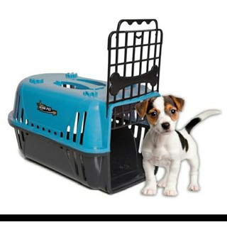 Caixa De Transporte Para Gatos Casinha De Cachorro Número 1 Azul