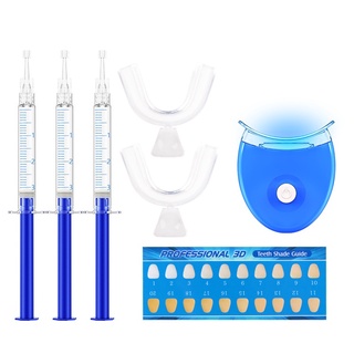 Kit de gel clareador de dentes com luz LED 3/7/10pcs (9)