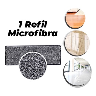 Refil De Microfibra Unitário Para Flat Mop Reutilizável Universal (1)
