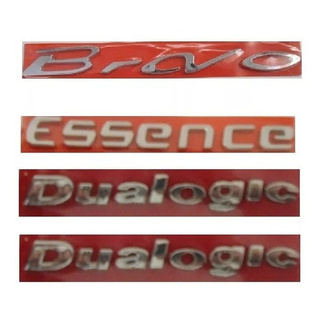 Kit Emblemas Fiat Bravo Essence 2 Dualogic 2012 13 14 15