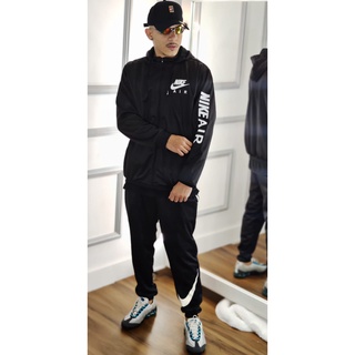 Conjunto Nike Masculino Refletivo Jaqueta Blusa + Calça Jogger Com Bolso Esportiva (7)