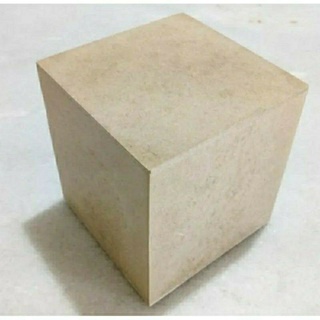 Cubo 5x5x5 Liso MDF Cru 10 Unidades.