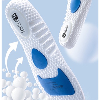 Silicone Ortopédico Macio Elastic Sneakers Palmilhas/Homens Mulheres Esporte De Corrida Respirável Absorção De Choque Sola De Sapato Pads/De Espuma De Memória Esportes (2)